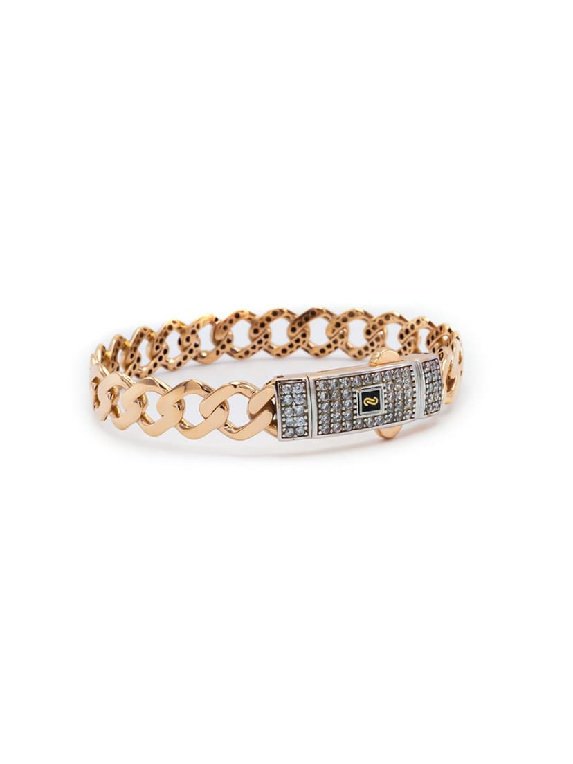 Bracelete Elo Cravejado