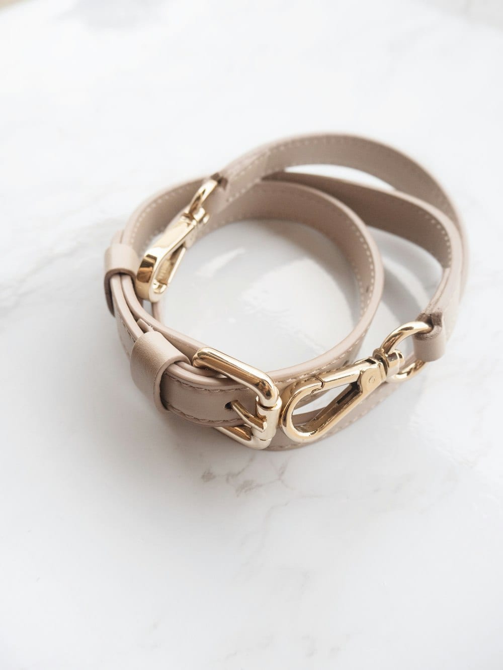 Pulseira Couro Nude